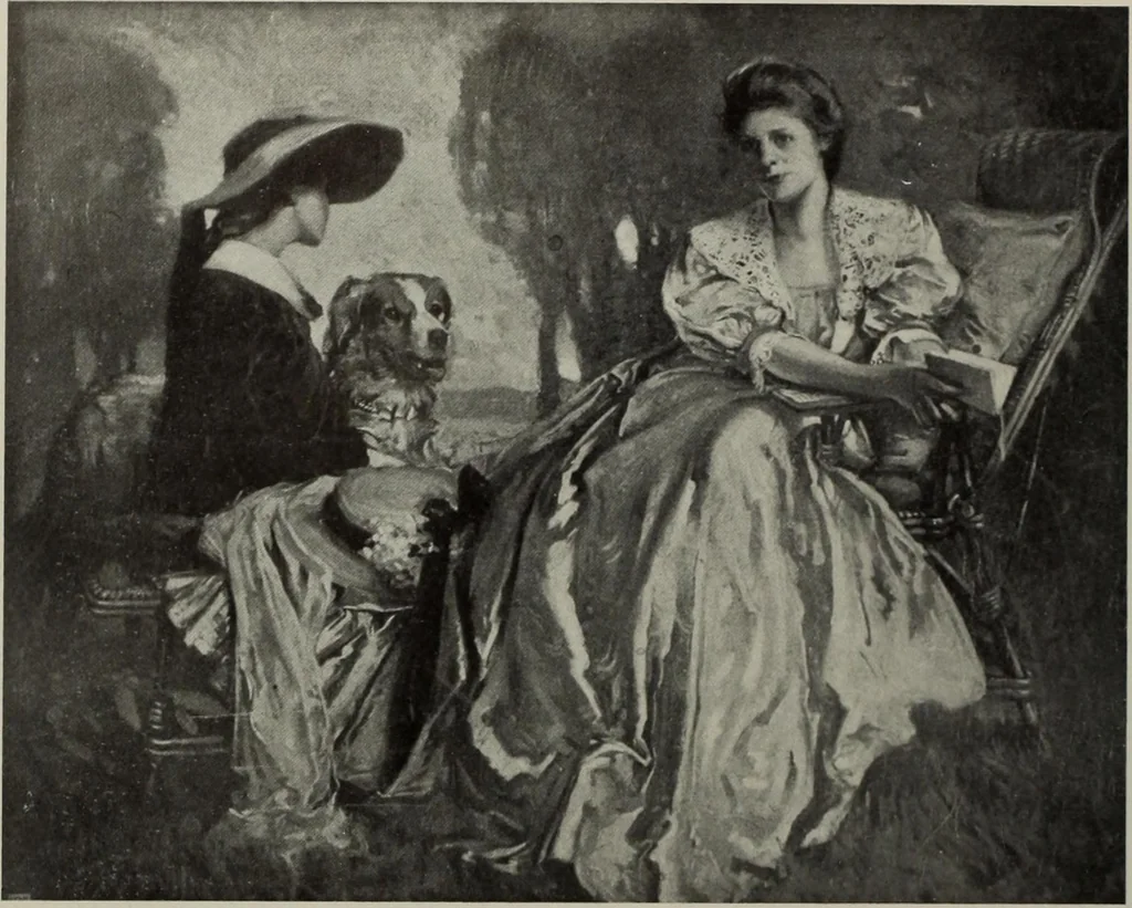 An illustration from International studio, 1897, leaf 21