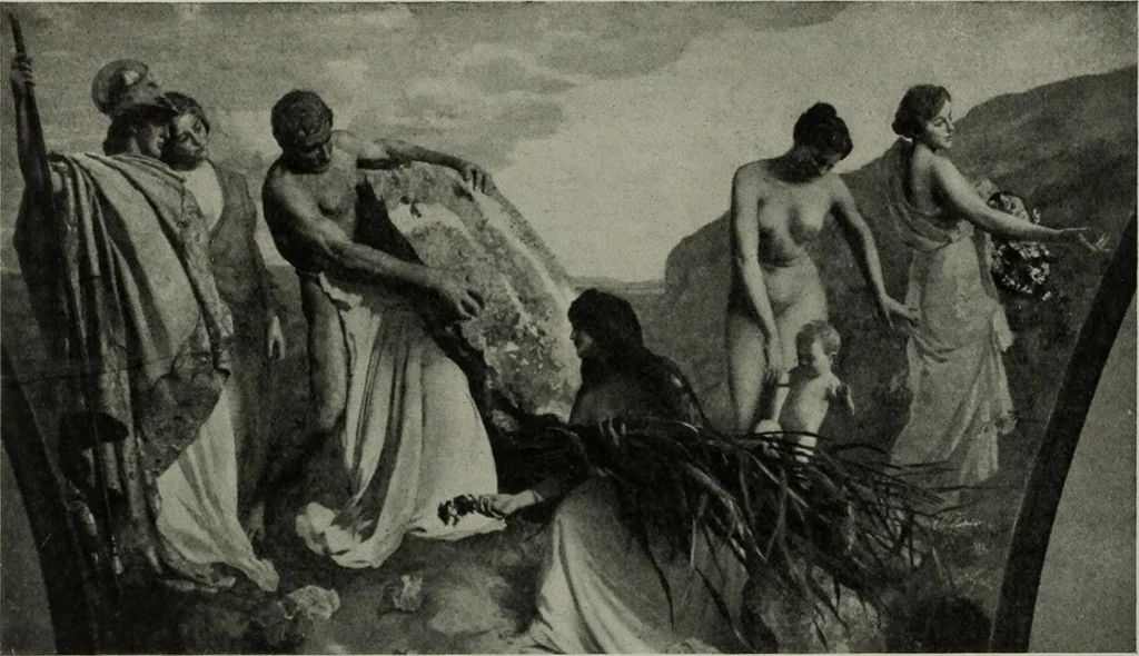 An illustration from International studio, 1897, leaf 253