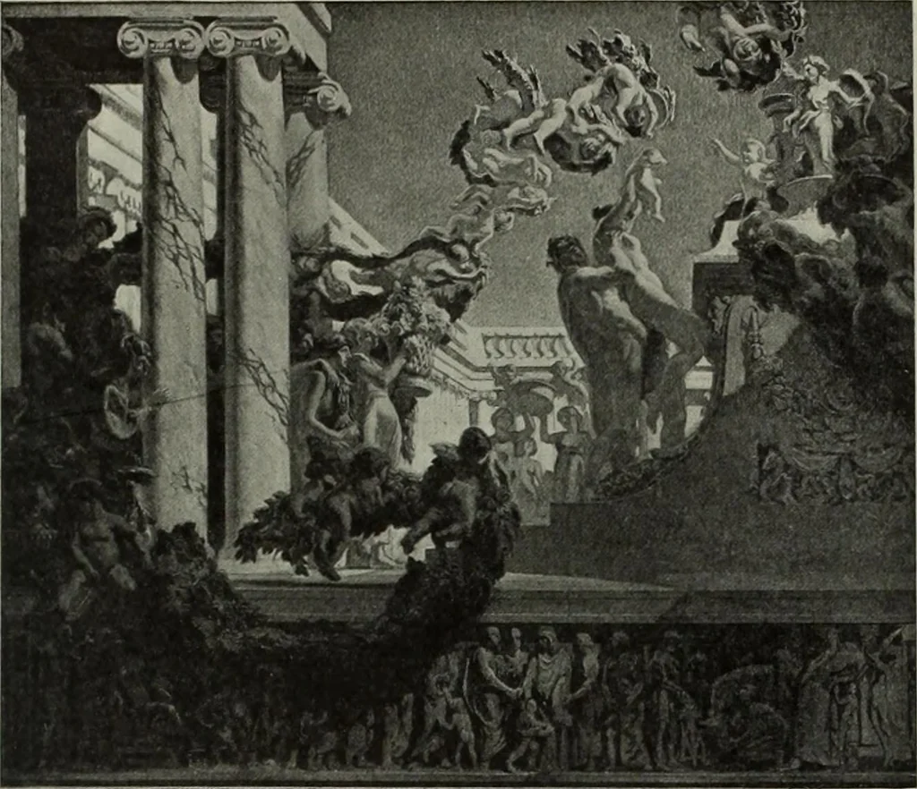 An illustration from International studio, 1897, leaf 299