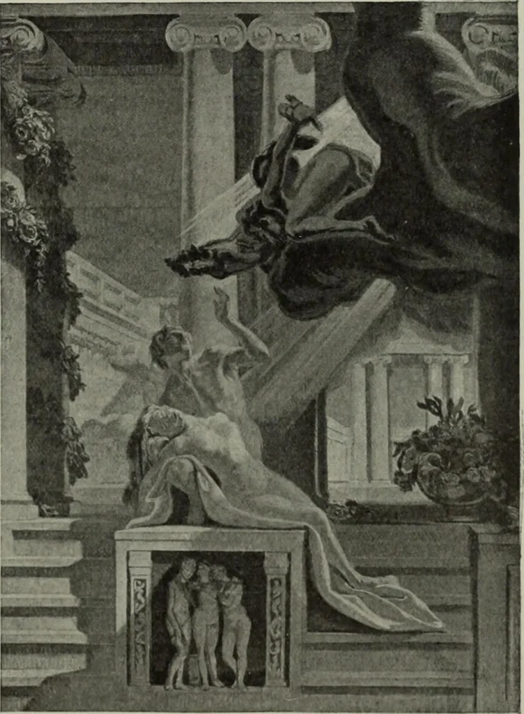An illustration from International studio, 1897, leaf 299