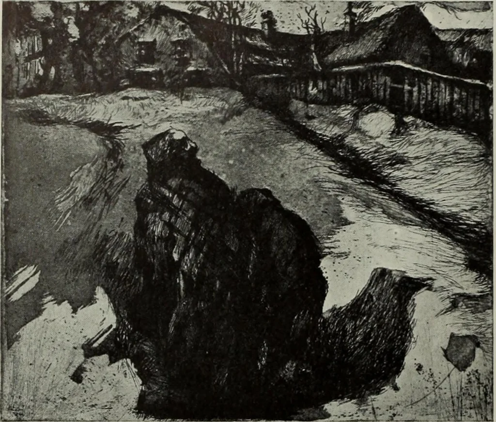 An illustration from International studio, 1897, leaf 412