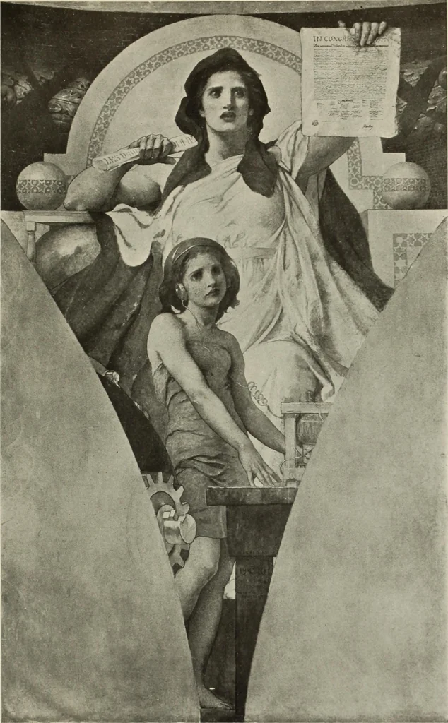 An illustration from International studio, 1897, leaf 244