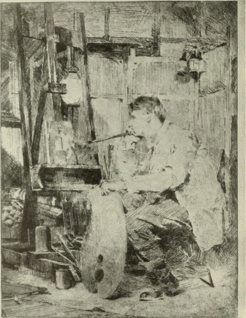 An illustration from International studio, 1897, leaf 25
