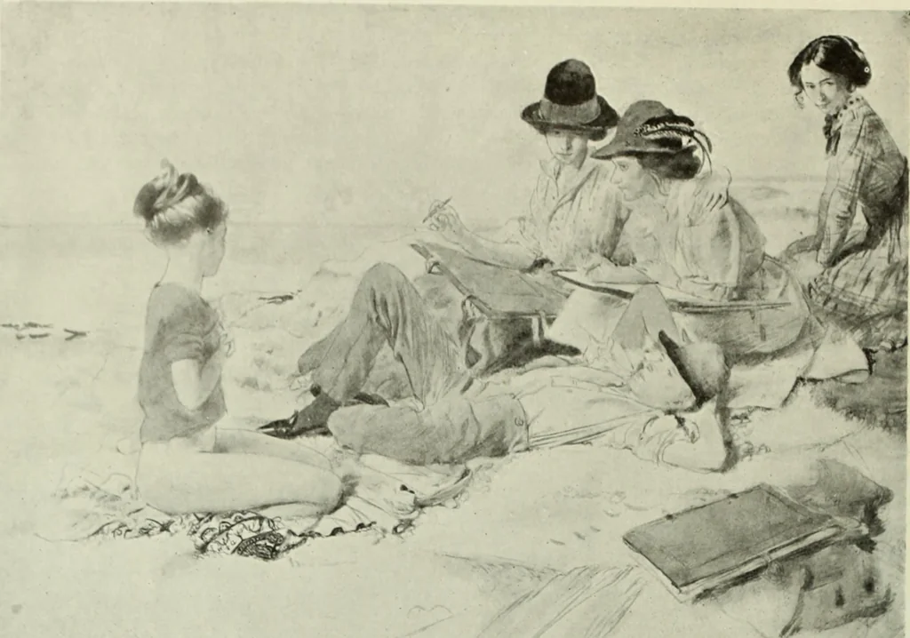An illustration from International studio, 1897, leaf 361