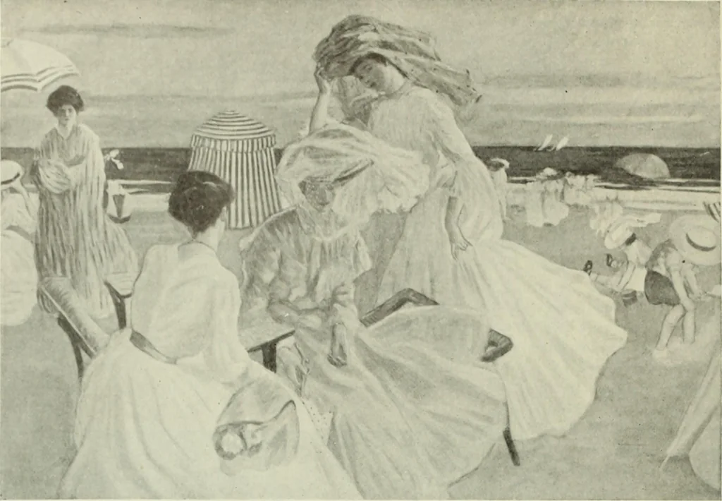 An illustration from International studio, 1897, leaf 375