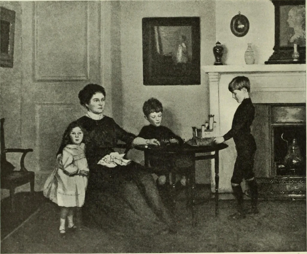 An illustration from International studio, 1897, leaf 61