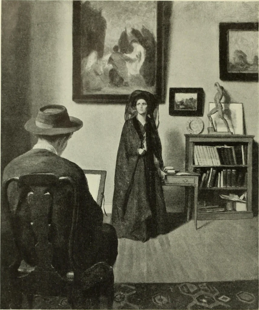 An illustration from International studio, 1897, leaf 67