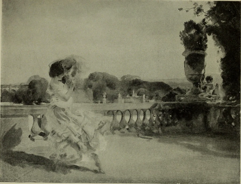 An illustration from International studio, 1897, leaf 112