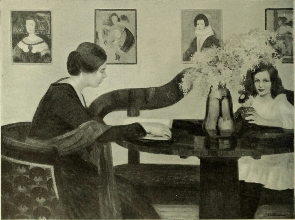 An illustration from International studio, 1897, leaf 147