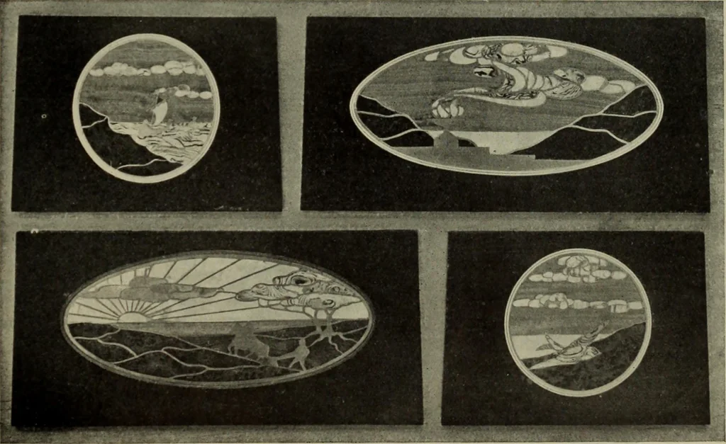 An illustration from International studio, 1897, leaf 376