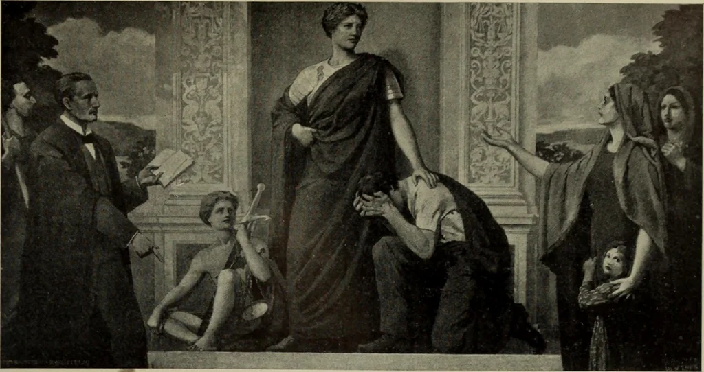 An illustration from International studio, 1897, leaf 62
