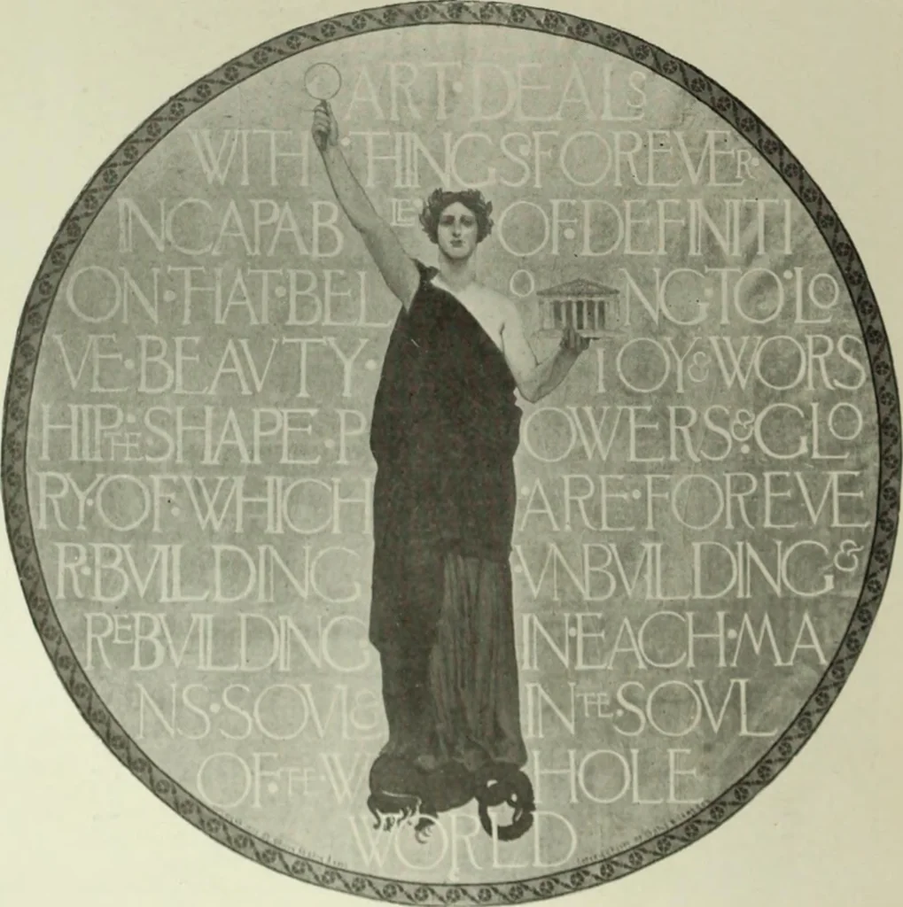 An illustration from International studio, 1897, leaf 73
