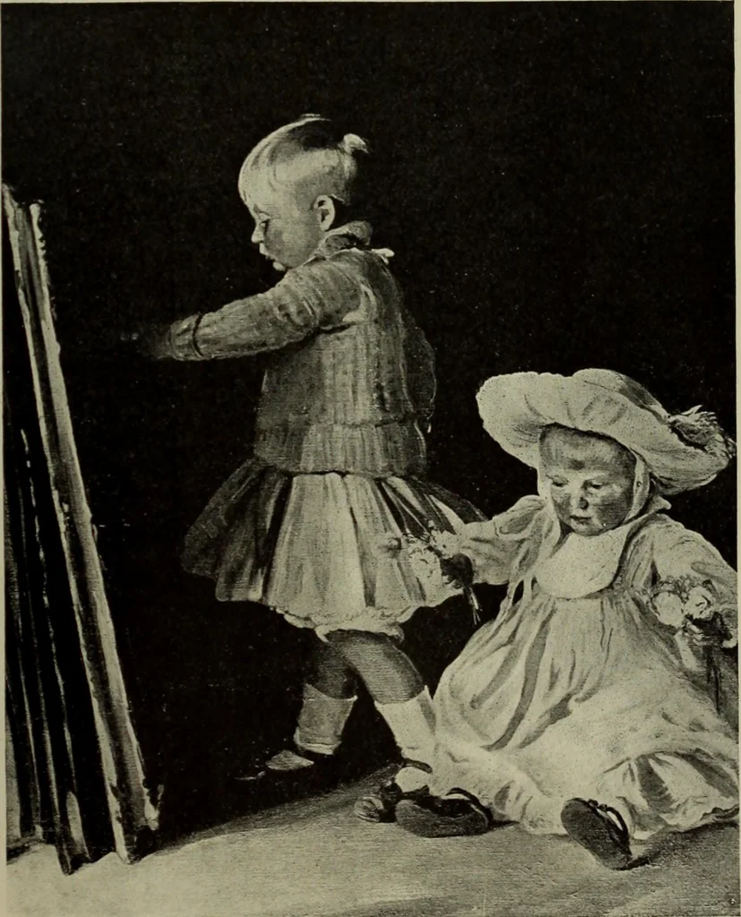 An illustration from International studio, 1897, leaf 98
