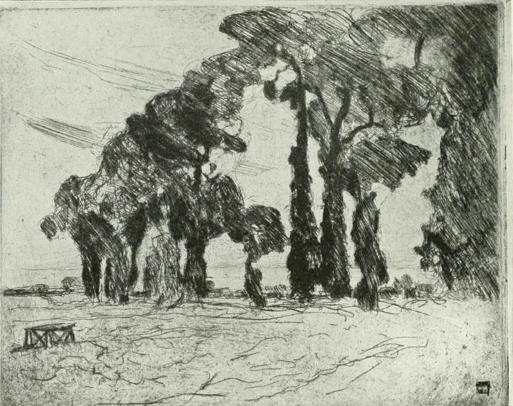 An illustration from International studio, 1897, leaf 143