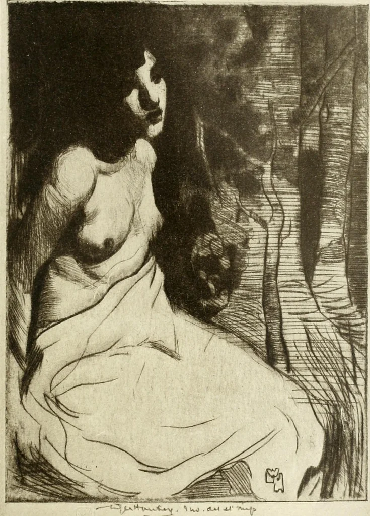 An illustration from International studio, 1897, leaf 148