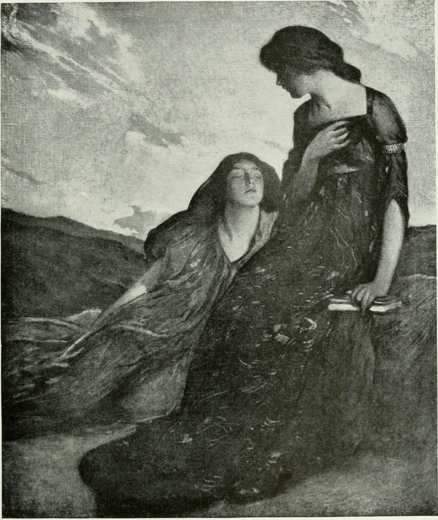 An illustration from International studio, 1897, leaf 18