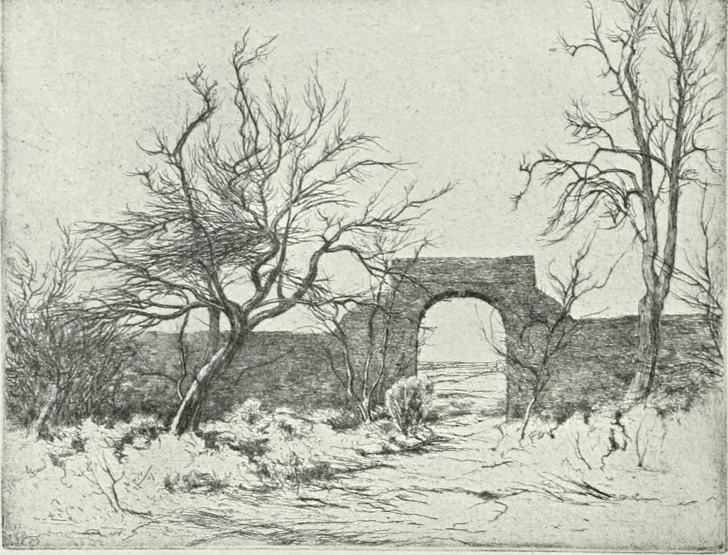 An illustration from International studio, 1897, leaf 217