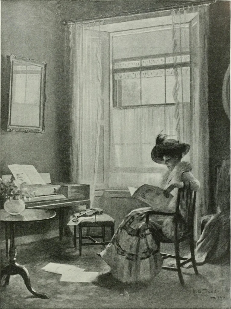 An illustration from International studio, 1897, leaf 262