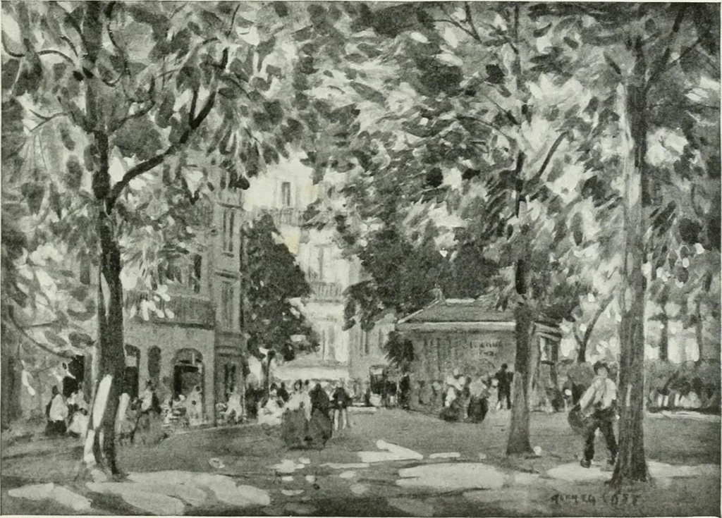 An illustration from International studio, 1897, leaf 372
