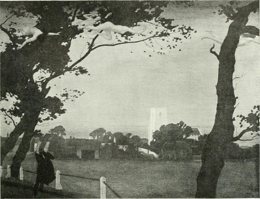 An illustration from International studio, 1897, leaf 424