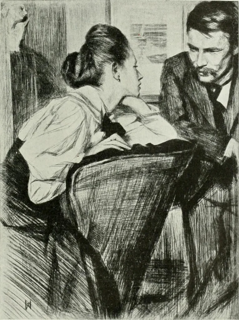 An illustration from International studio, 1897, leaf 448