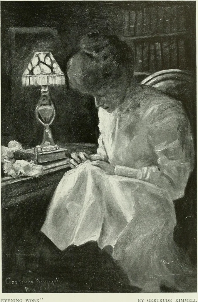 An illustration from International studio, 1897, leaf 116