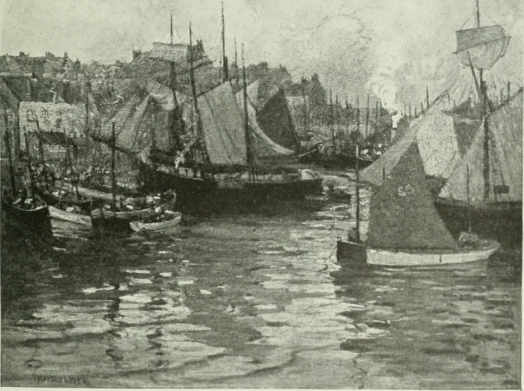 An illustration from International studio, 1897, leaf 164