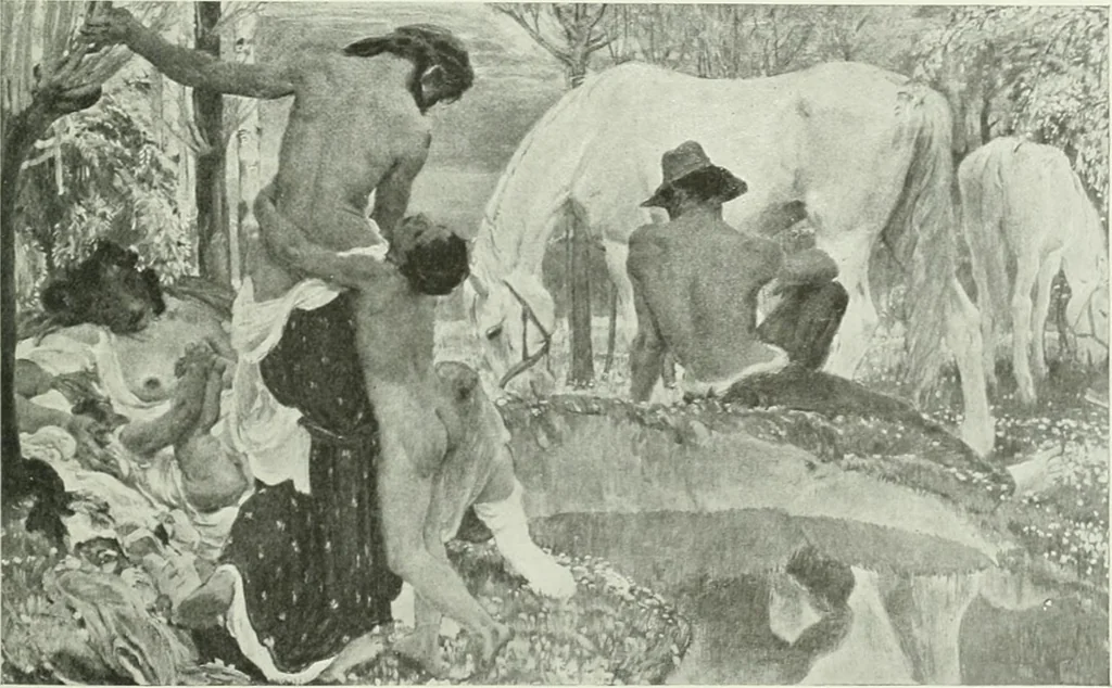 An illustration from International studio, 1897, leaf 188