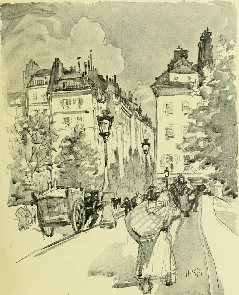 An illustration from International studio, 1897, leaf 232