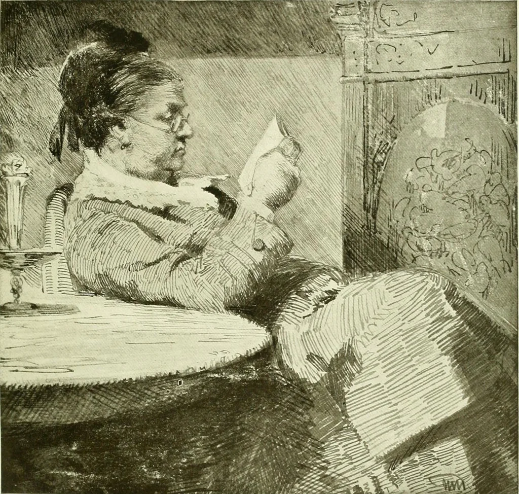 An illustration from International studio, 1897, leaf 262