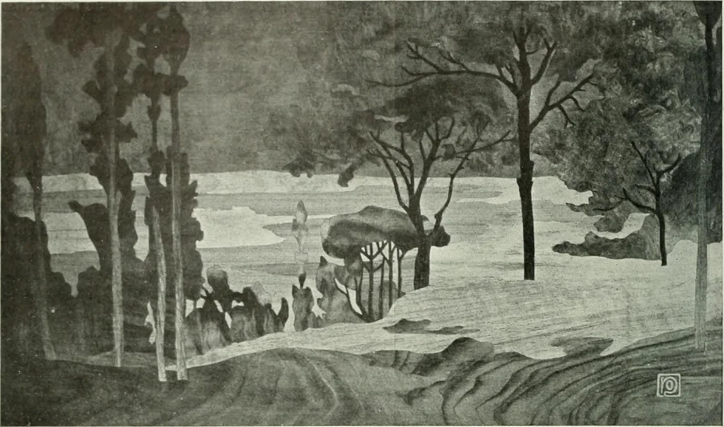 An illustration from International studio, 1897, leaf 275