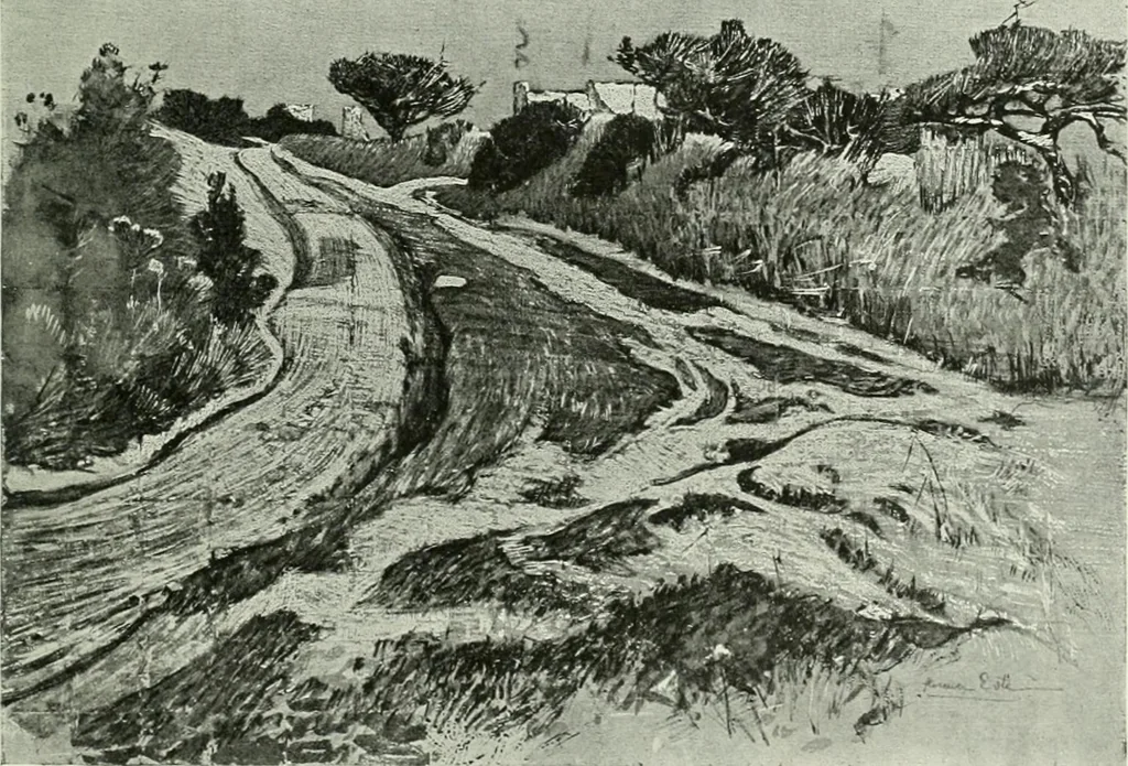 An illustration from International studio, 1897, leaf 350