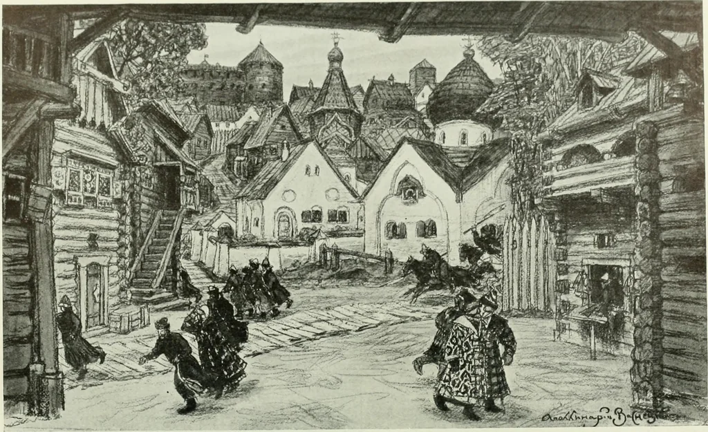 An illustration from International studio, 1897, leaf 387