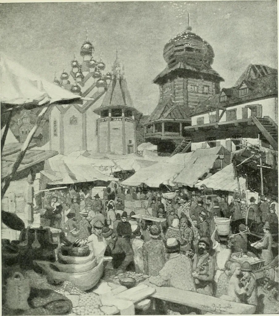 An illustration from International studio, 1897, leaf 392
