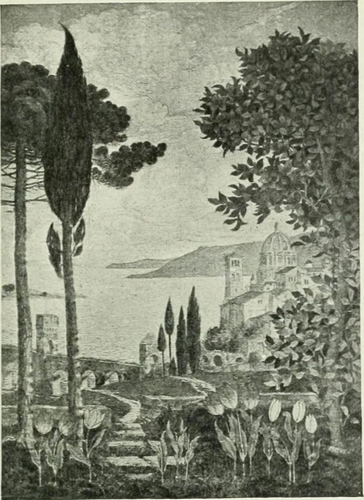 An illustration from International studio, 1897, leaf 408