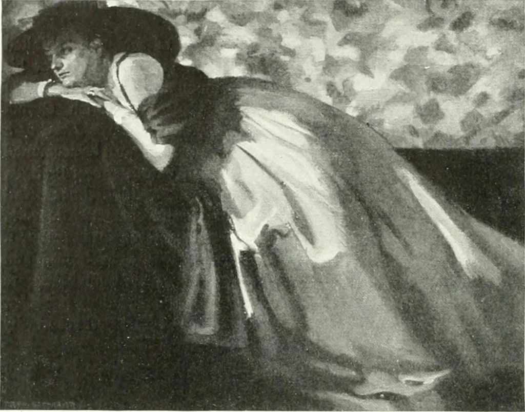 An illustration from International studio, 1897, leaf 117