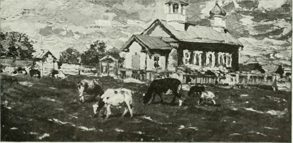 An illustration from International studio, 1897, leaf 154