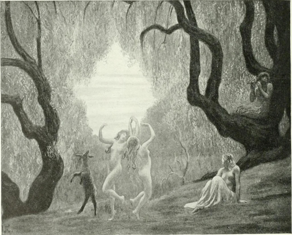 An illustration from International studio, 1897, leaf 181