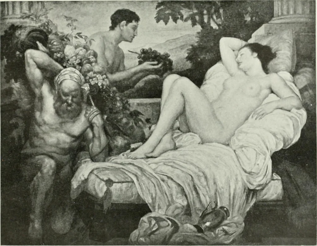 An illustration from International studio, 1897, leaf 182