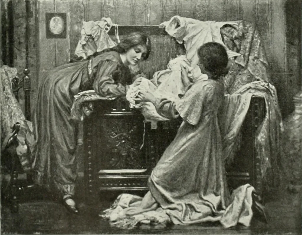 An illustration from International studio, 1897, leaf 196
