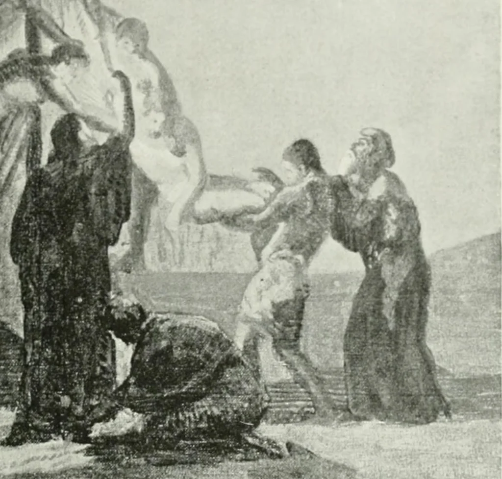 An illustration from International studio, 1897, leaf 216