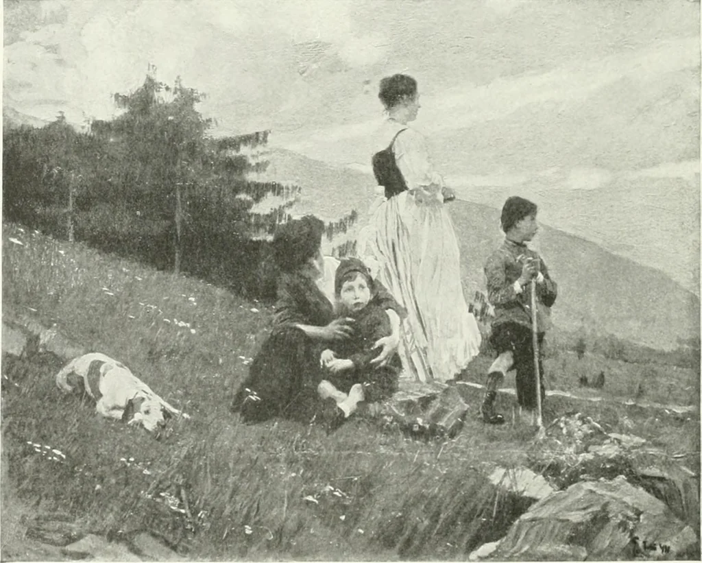 An illustration from International studio, 1897, leaf 353