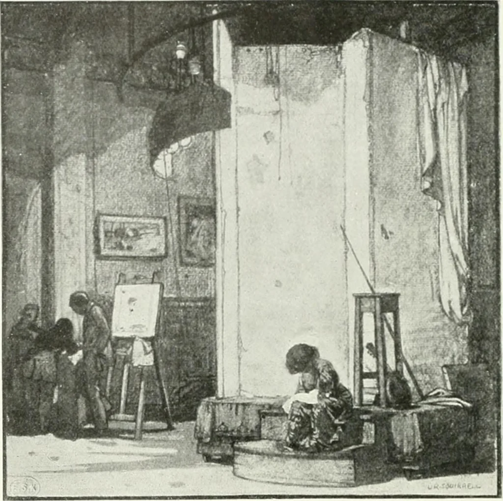 An illustration from International studio, 1897, leaf 371