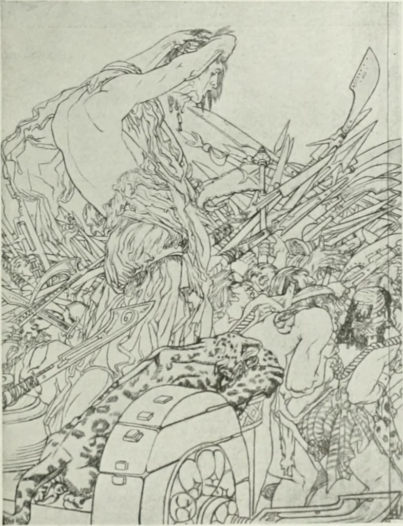 An illustration from International studio, 1897, leaf 372