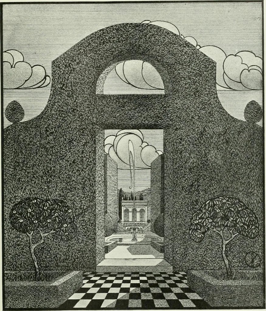 An illustration from International studio, 1897, leaf 180