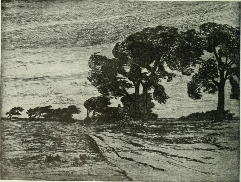 An illustration from International studio, 1897, leaf 197