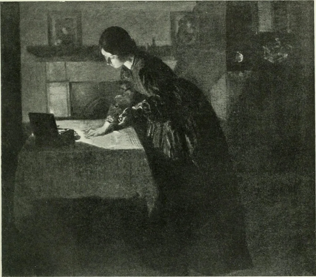 An illustration from International studio, 1897, leaf 218