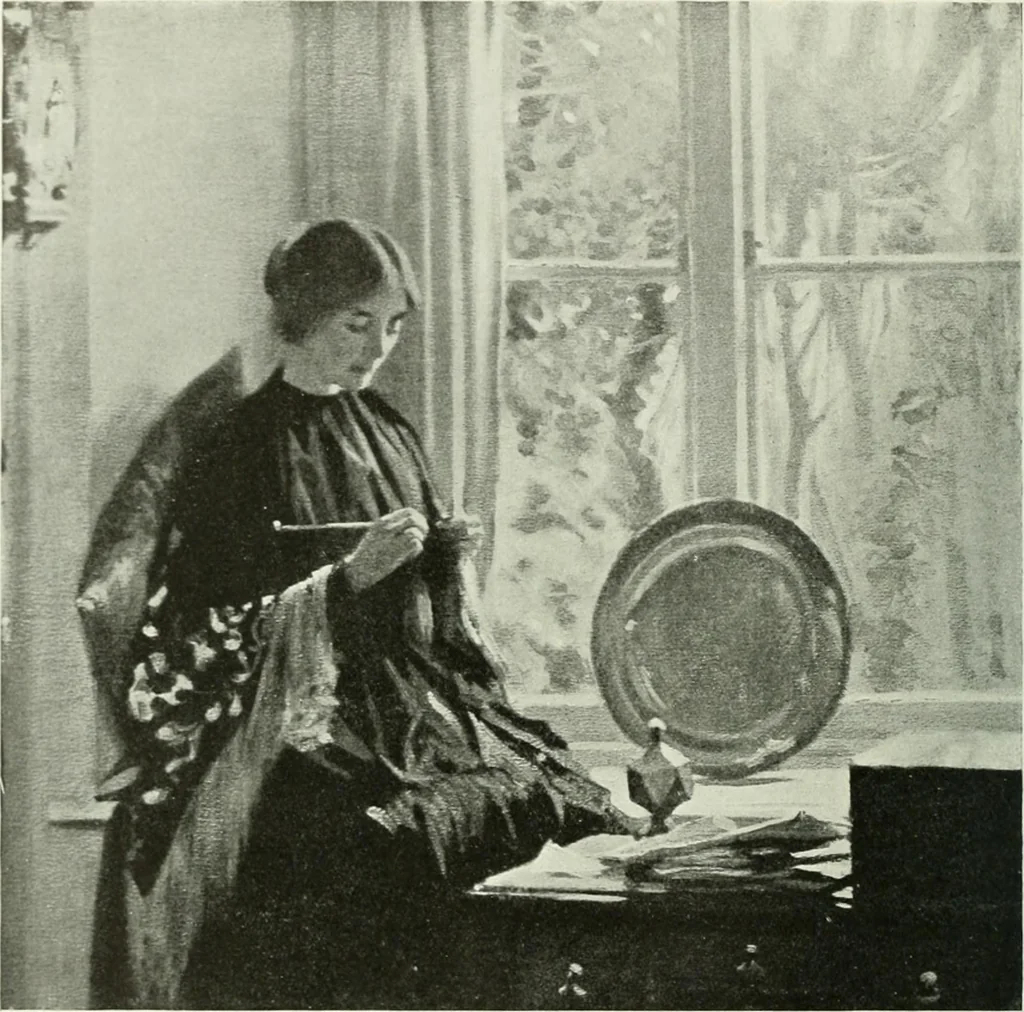 An illustration from International studio, 1897, leaf 307
