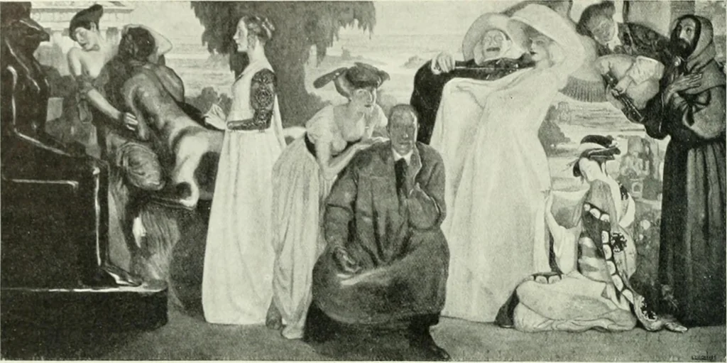 An illustration from International studio, 1897, leaf 377