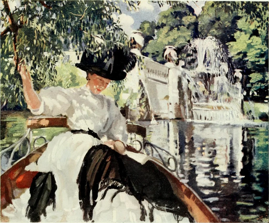 An illustration from International studio, 1897, leaf 392